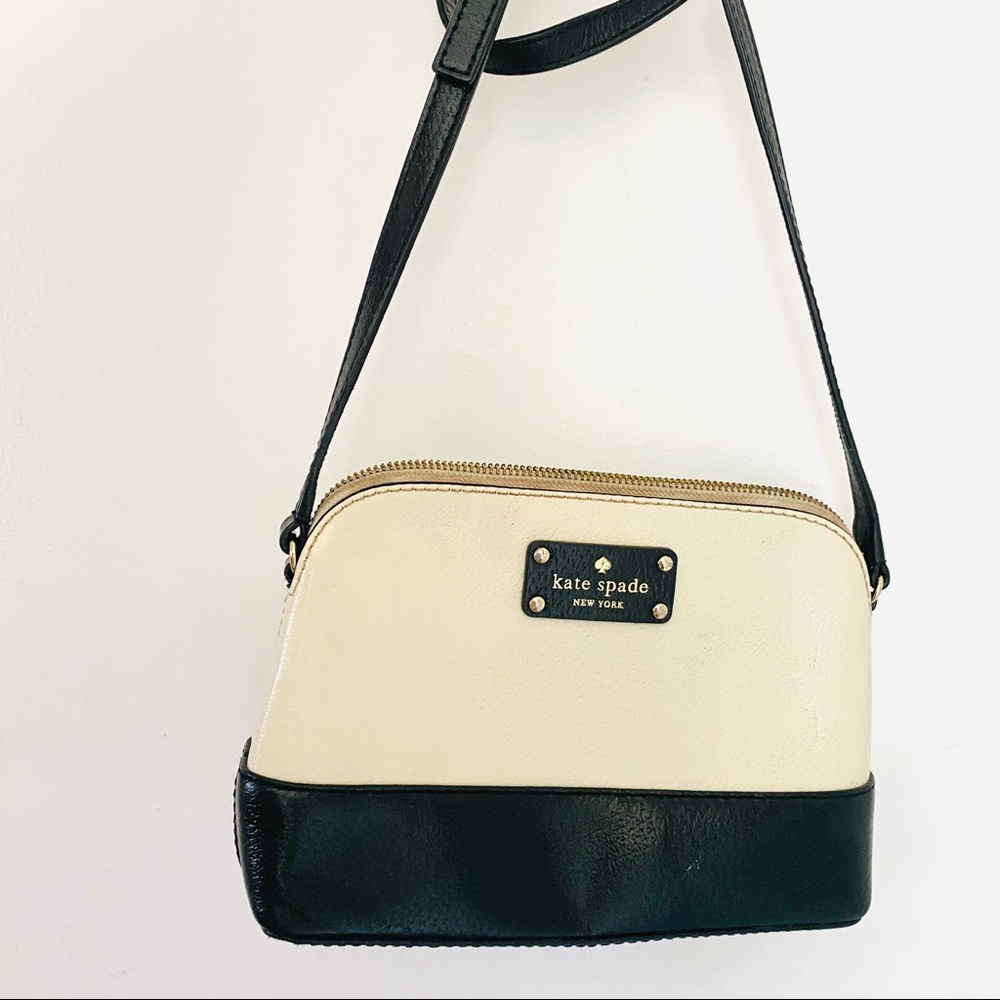 Kate Spade Black & White Crossbody Bag